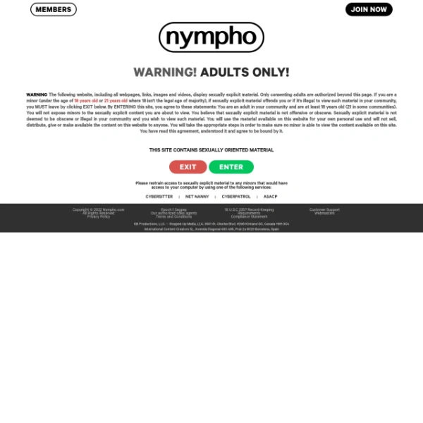 Nympho.com on thepornlogs.com