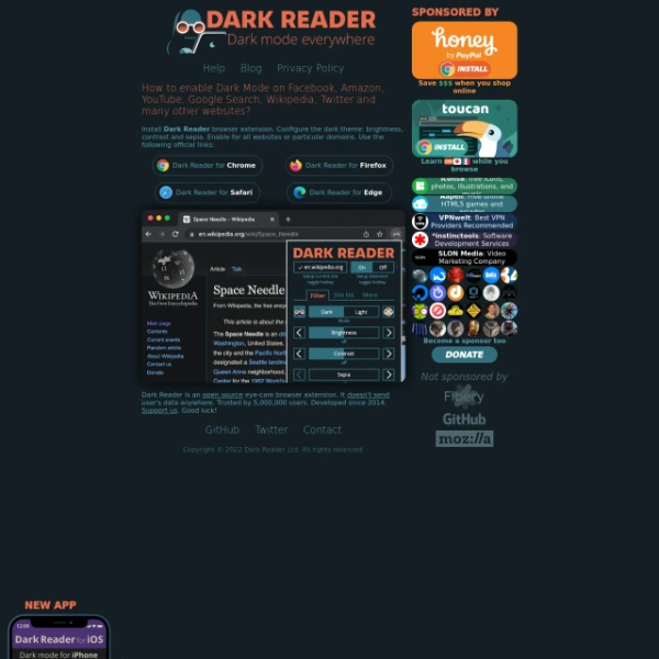 Dark Reader on thepornlogs.com